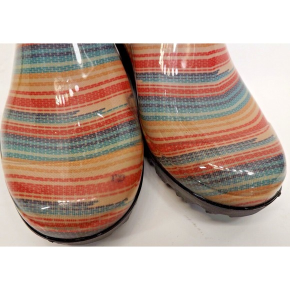 UGG Hues Shaye Serape Rubber Rain Boots - Ladies Size 5 - Picture 10 of 16